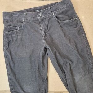 Arcteryx Corduroy Pants Men's 34 (36 x 34) Gray Trim Fit Gorpcore